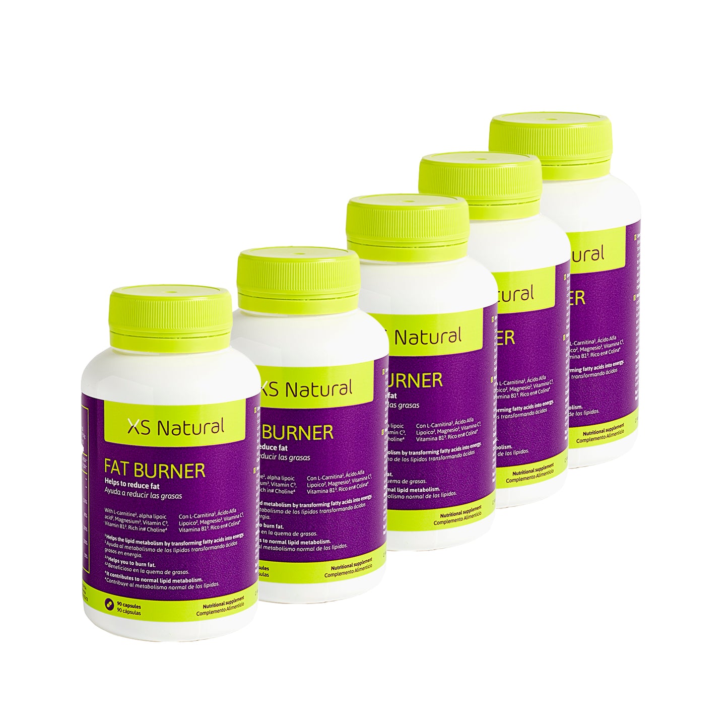 XS Natural fat burner: Cápsulas quemagrasas que ayudan a perder peso