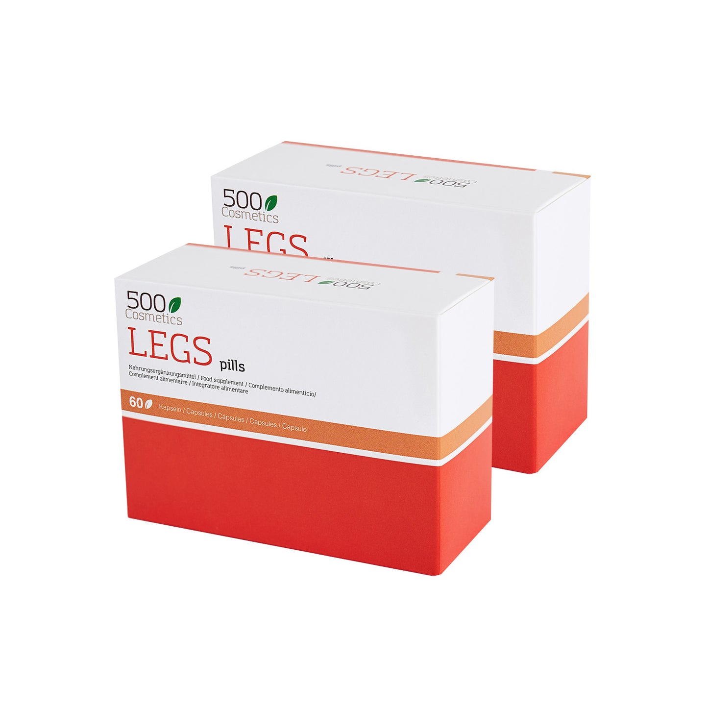 500Cosmetics Legs Pills, die Tabletten gegen Krampfadern und zu ihrer Vorbeugung