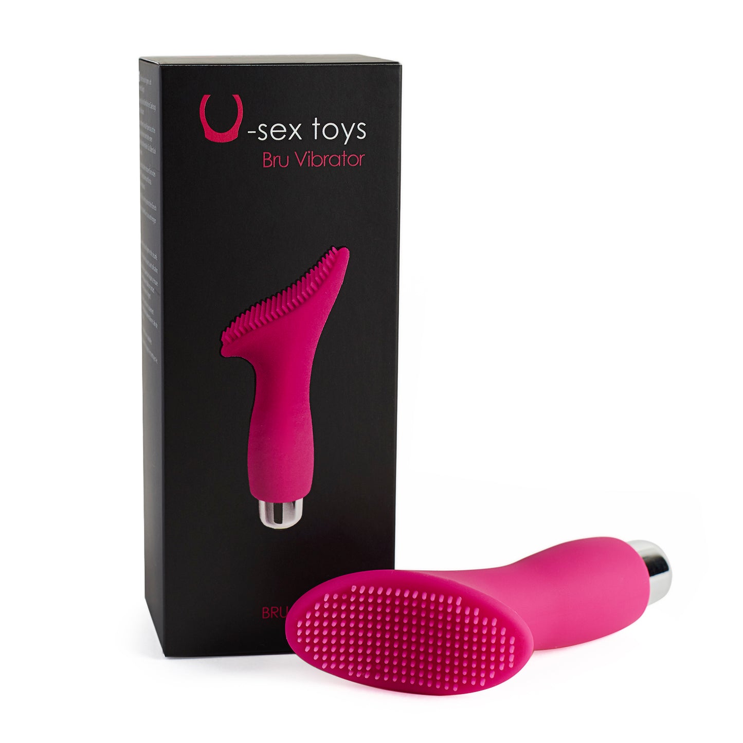 U-Body Bru Vibrator - Vibrador y Masajeador Femenino Intimo Silicona Suave Rosa