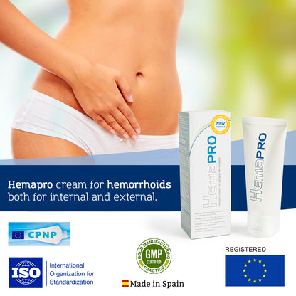 Hemapro suplemento y Hemapro Crema para el cuidado y alivio de las hemorroides. - 3