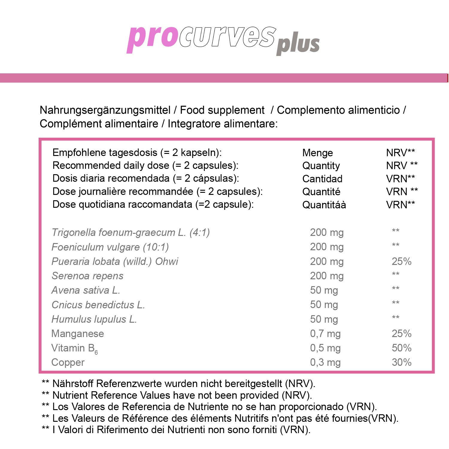 Pack 5 - Procurves Cápsulas y Crema para Aumentar el Pecho y Reafirmarlo - 2 Piezas (5) - 4