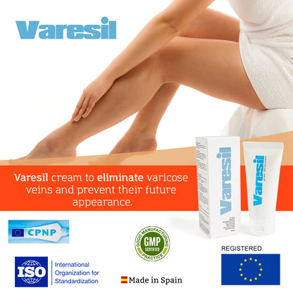 Varesil capsulas y Varesil crema para prevenir y aliviar las varices - 2