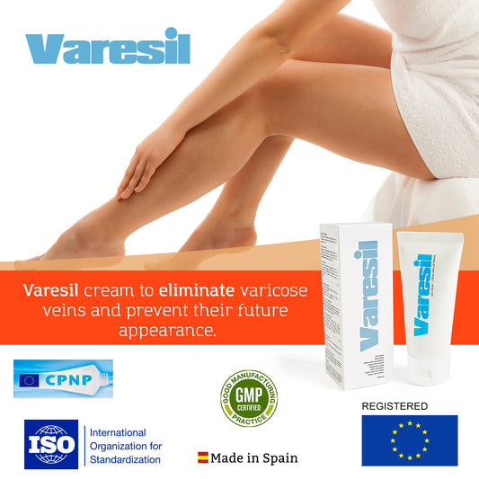 Varesil capsulas y Varesil crema para prevenir y aliviar las varices - 2