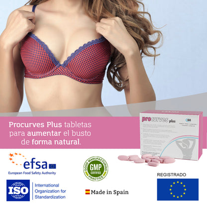 Pack 5 - Procurves Cápsulas y Crema para Aumentar el Pecho y Reafirmarlo - 2 Piezas (5) - 2