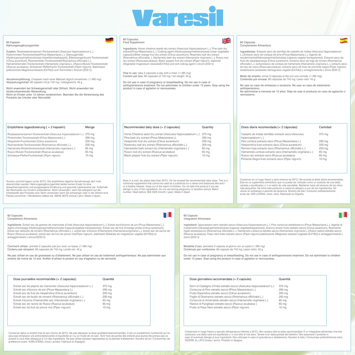 5 varesil pills +5 varesil cream - 2