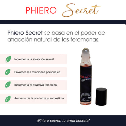 PHIERO SECRET, CONCENTRADO NATURAL DE SUSTANCIAS INODORAS PARA AUMENTAR LA ATRACCIÓN SEXUAL - 4