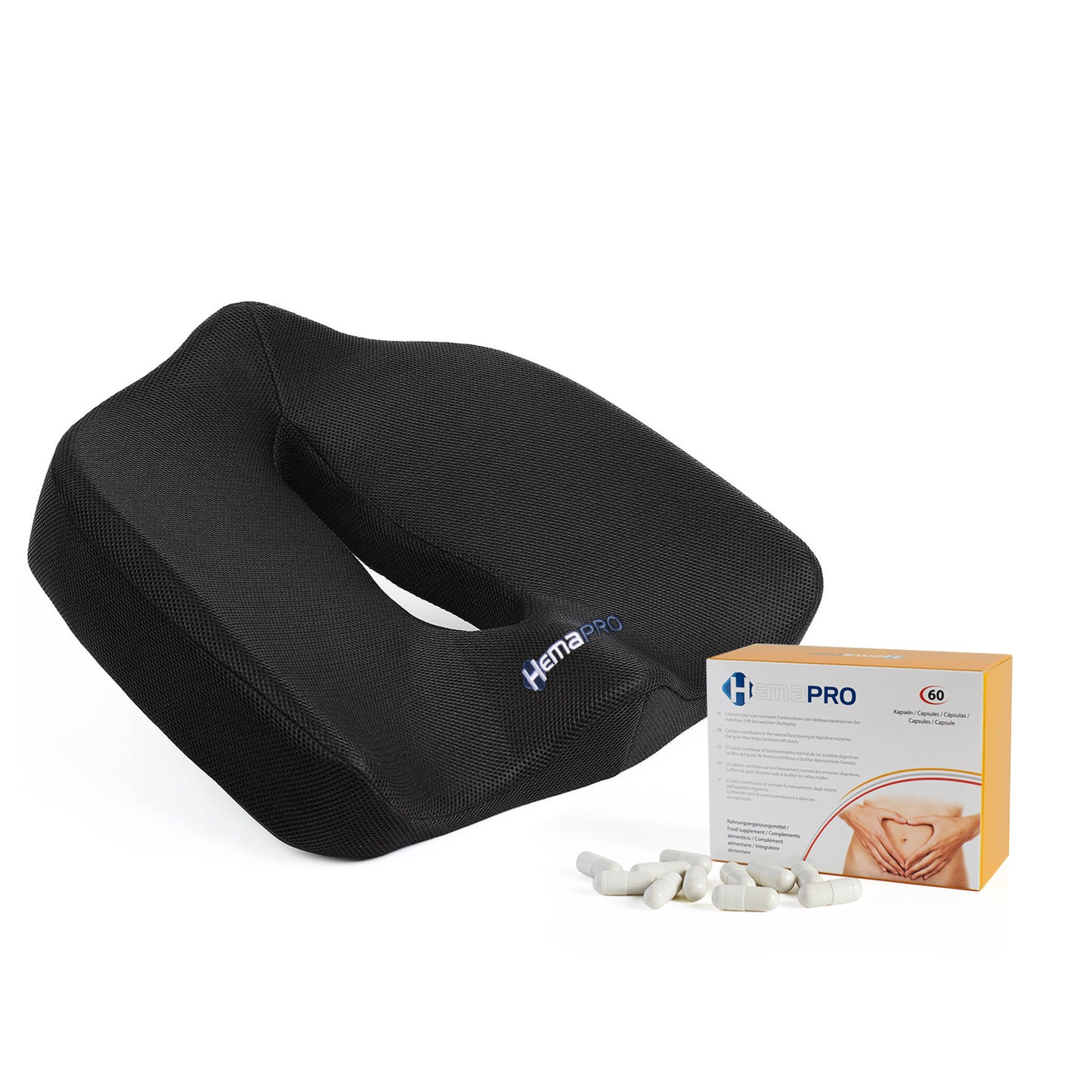 HEMAPRO Cojin Alivio de Las hemorroides + Hemapro cápsulas