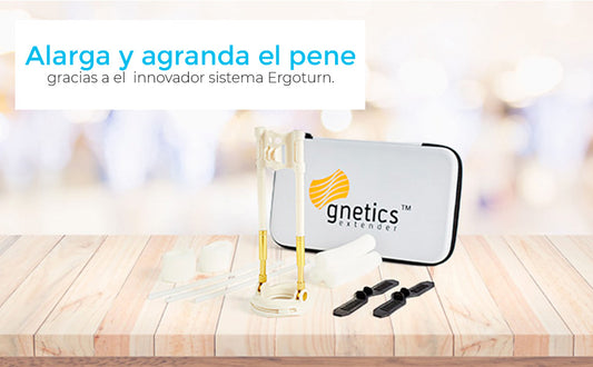 Alargamiento de pene - Gnetics Extender + 2 SizeGain Plus: Extensor y Pastillas para alargar el pene - 2