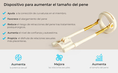 Alargamiento de pene - Gnetics Extender + 2 SizeGain Plus: Extensor y Pastillas para alargar el pene - 3