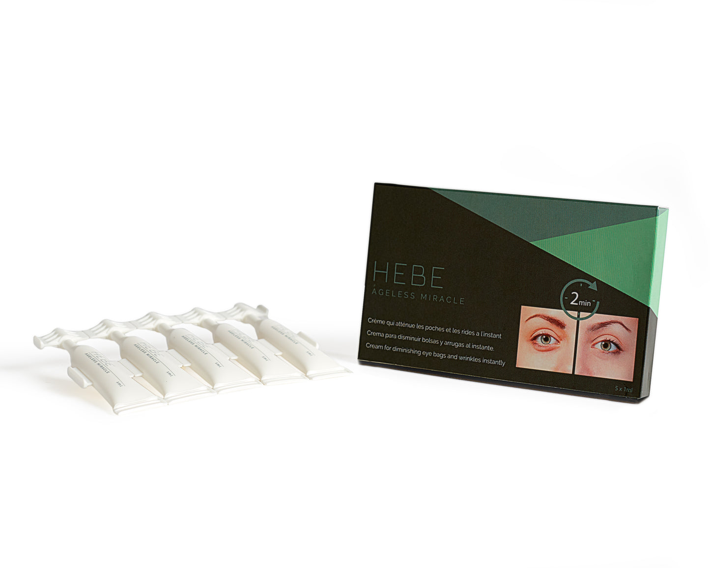 HEBE 5 Monodosis Elimina Arrugas y Líneas de Expresión al Instante. 5 Dosis
