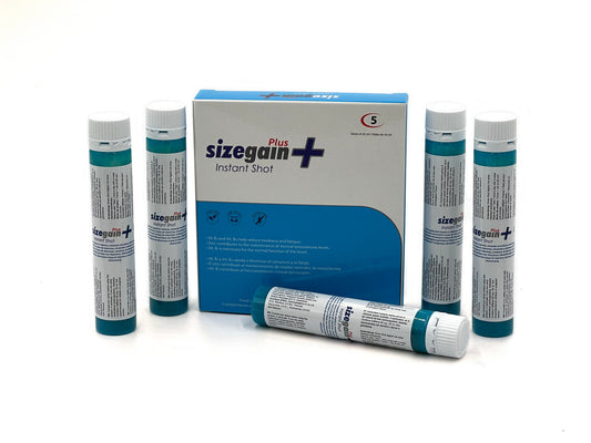 SizeGain plus instant shot Incrementa tu libido y potencia sexual