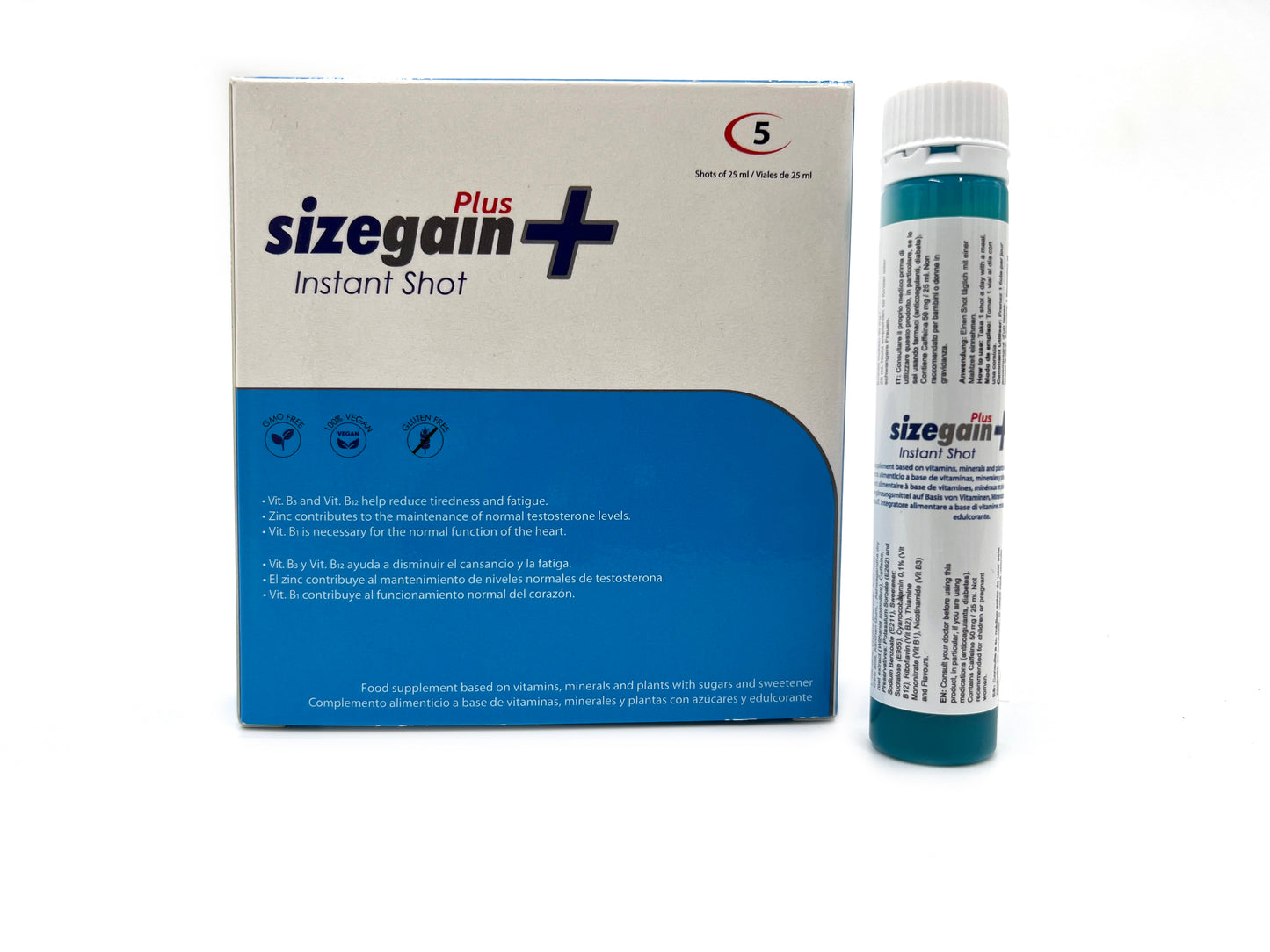 SizeGain plus instant shot Incrementa tu libido y potencia sexual - 3