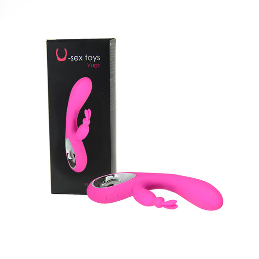 VUGS VIBRADOR VAGINAL CON ESTIMULACIÓN CLÍTORIS.