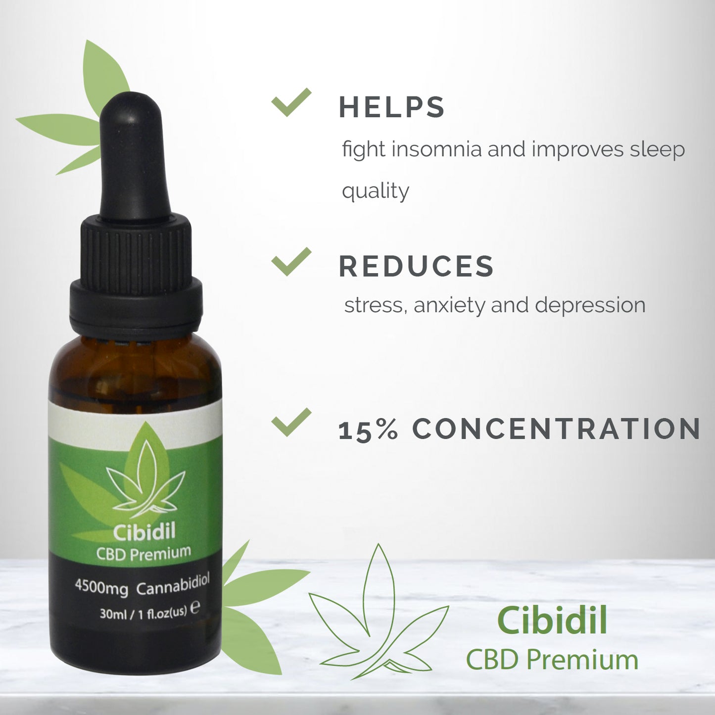 CIBIDIL, ACEITE DE CBD RELAJANTE 15 POR CIENTO. 30ML - 2